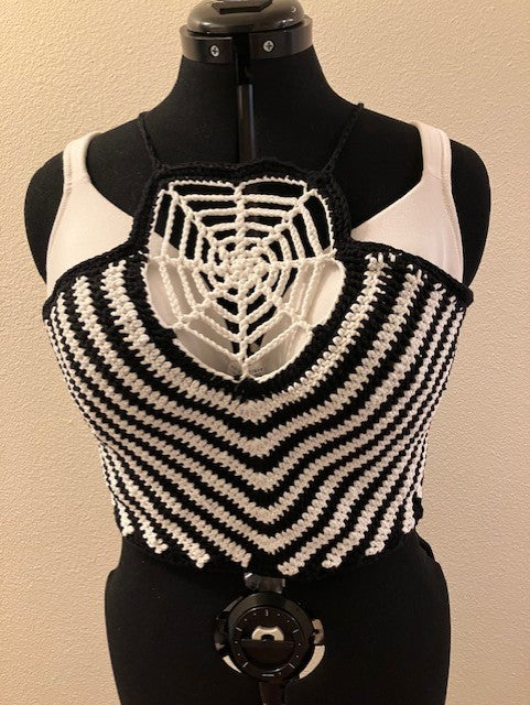 Glow In the Dark Spiderweb Top