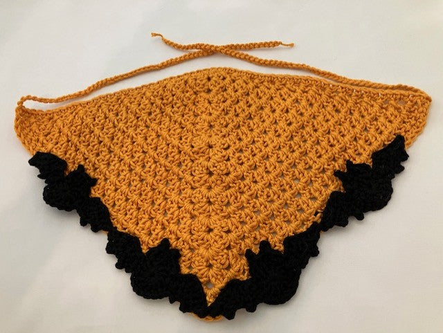 Halloween Bat Bandana Orange