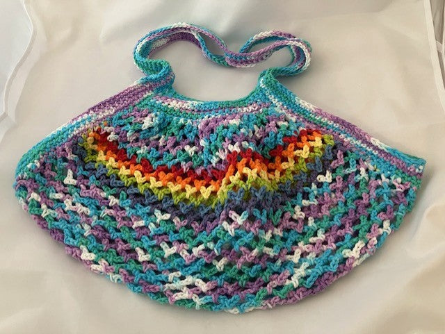 Ocean Rainbow Mesh Bag