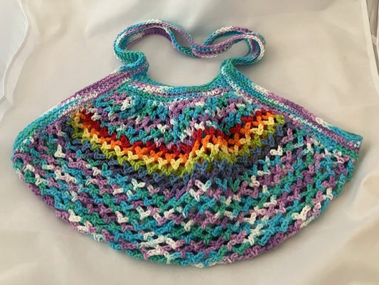 Ocean Rainbow Mesh Bag