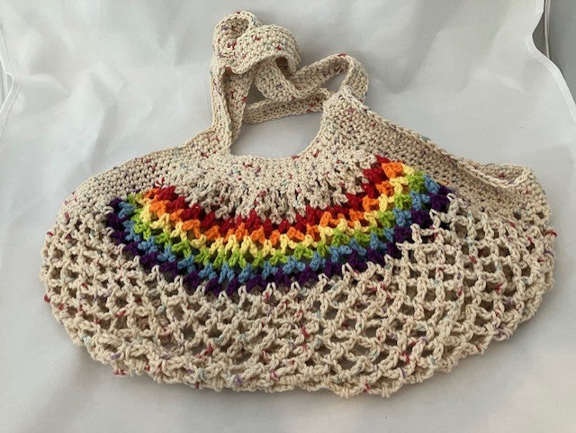 Rainbow Speckled Market Bag Medium