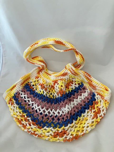 Yellow Orange Trans Pride Mesh Bag